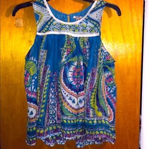 Colorful bright tank top